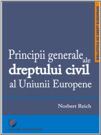 Principii generale ale dreptului civil al Uniunii Europene - Lansare de carte, 9 mai 2014